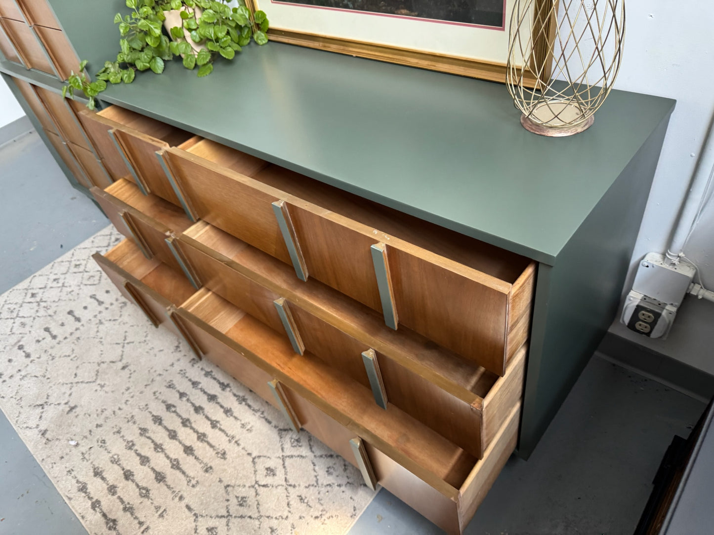 MCM Highboy & Lowboy Dresser Set