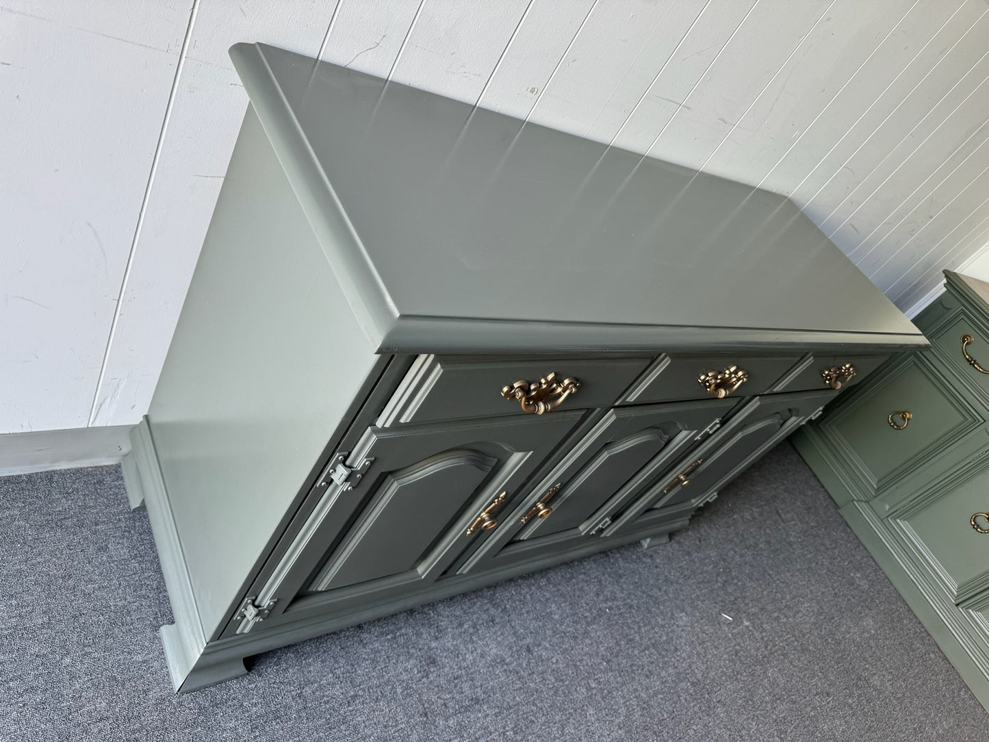 Sage Green Buffet/ Sideboard