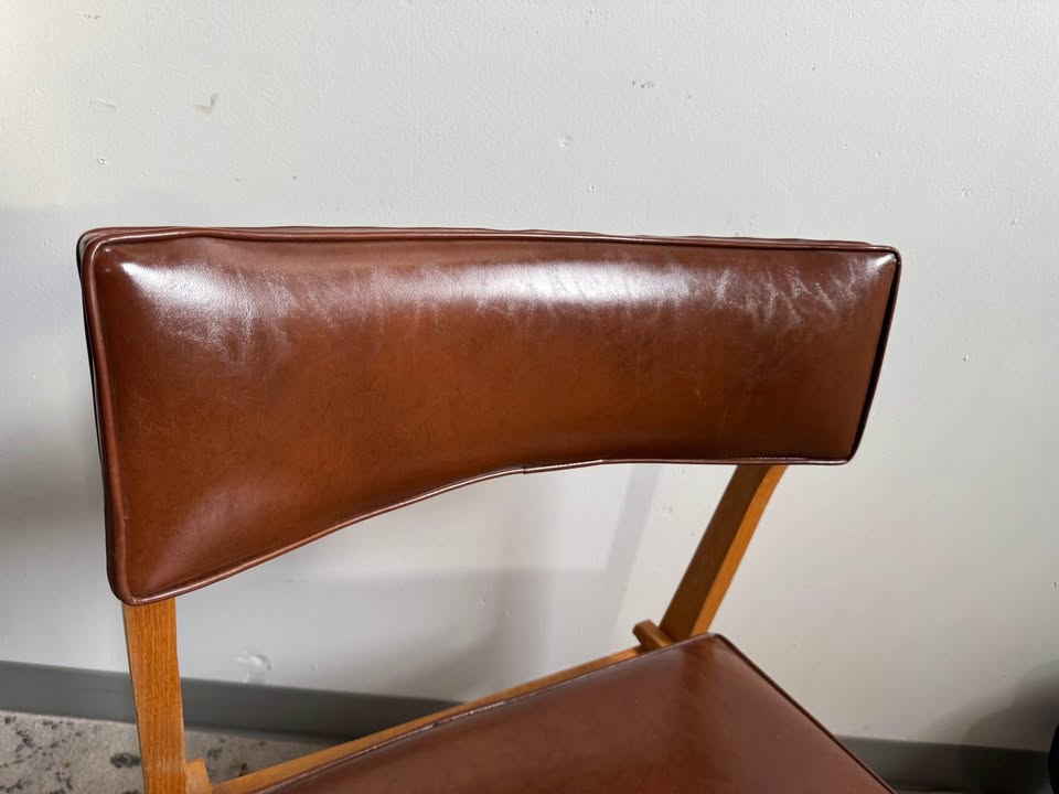 Mid-Century Modern Brown Accent Chair