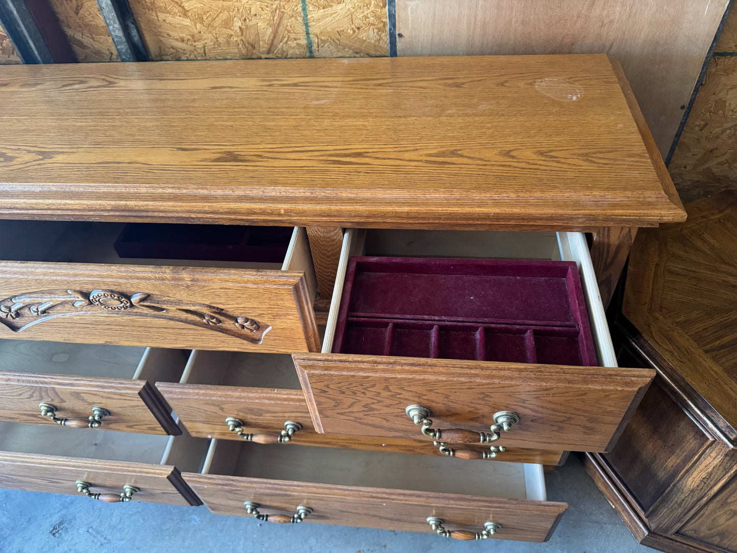 Dresser and Chest of Drawers Set