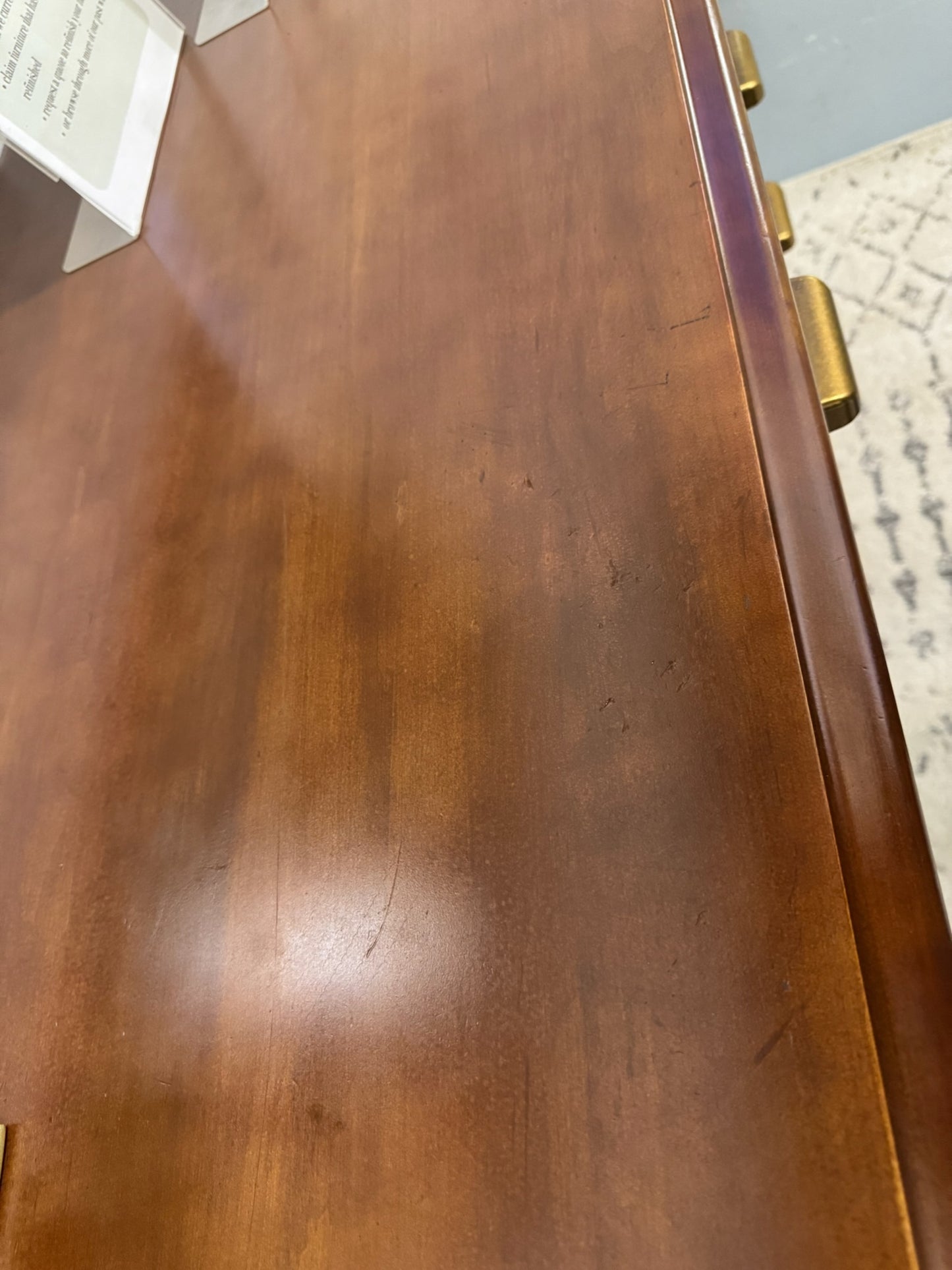 Stained Walnut Desk