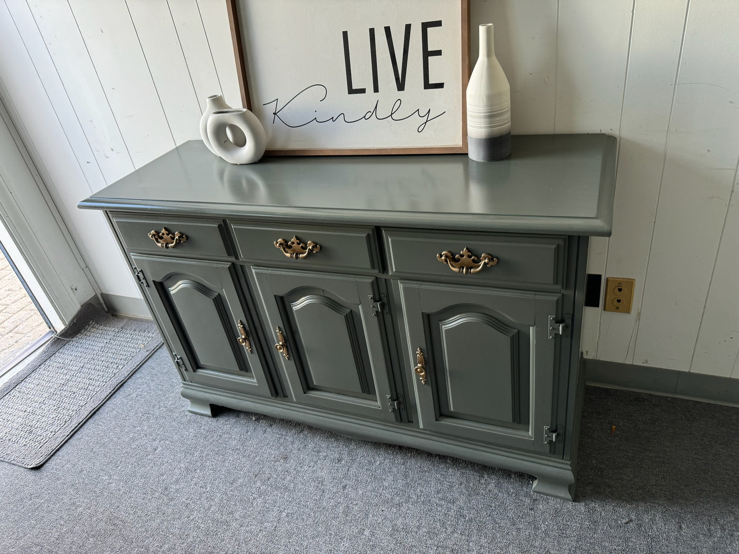 Sage Green Buffet/ Sideboard