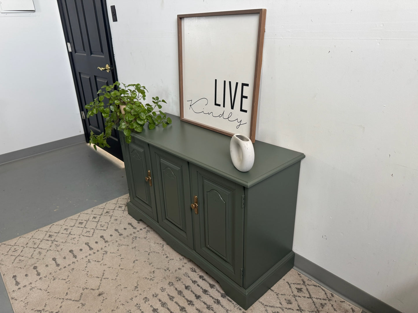 Sage Green Sideboard/ Buffet