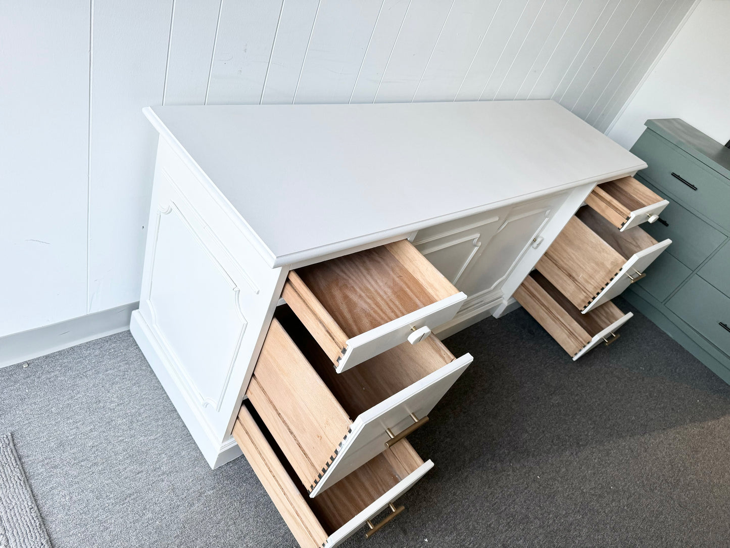 White Sideboard/ Buffet