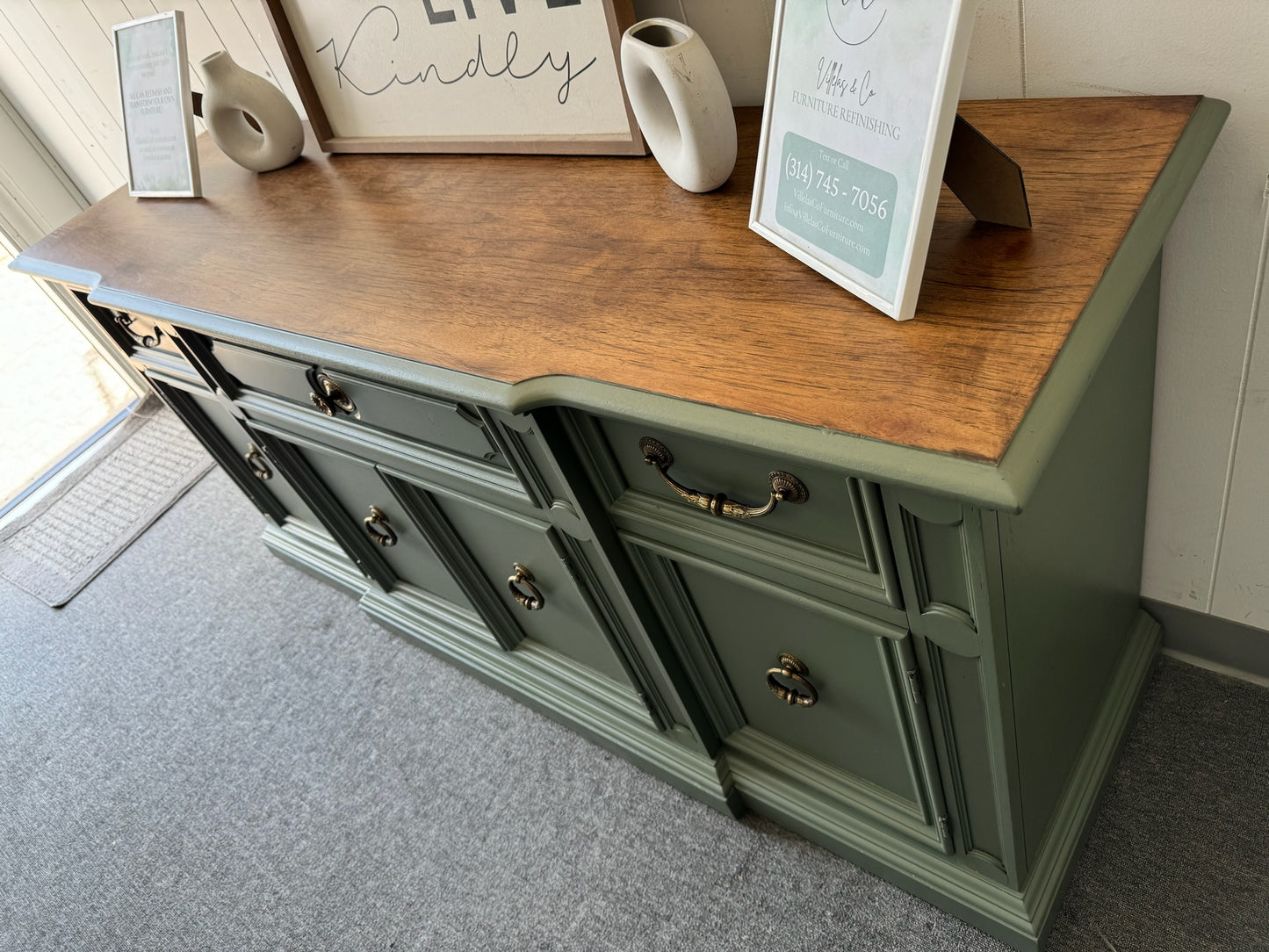 Thomasville Green Buffet/Sideboard