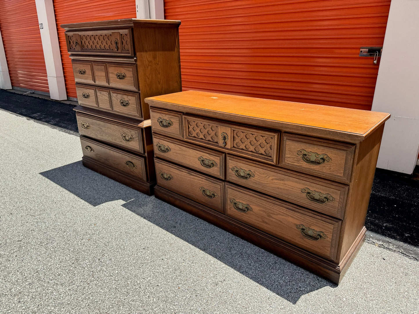 Dresser and Chest Set