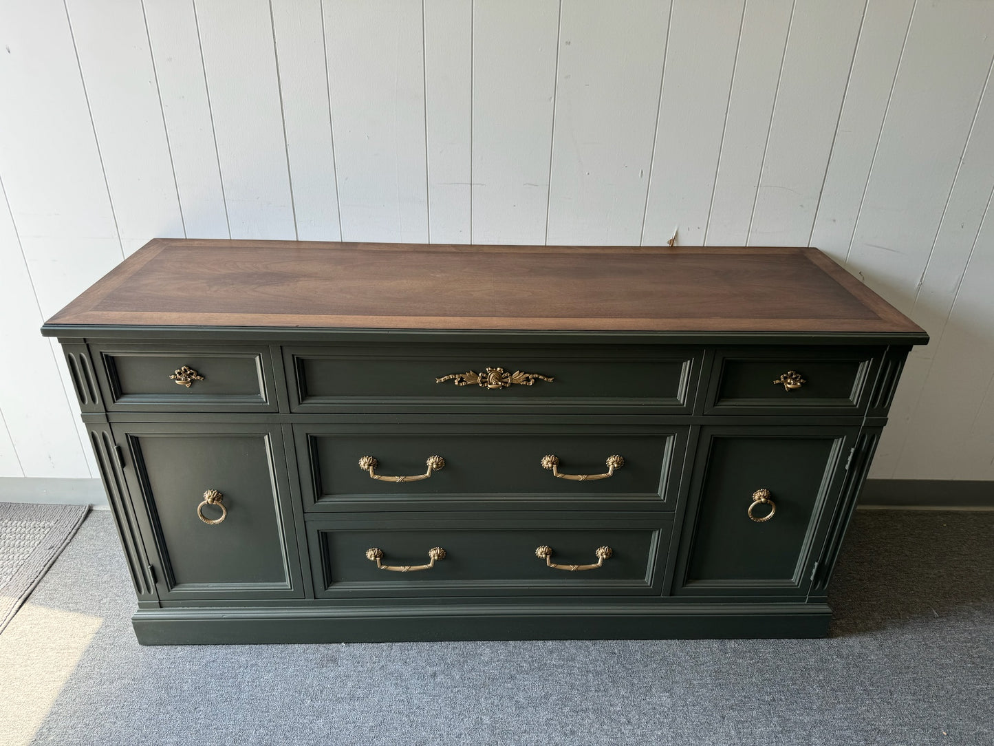 Deep Green Buffet/ Sideboard