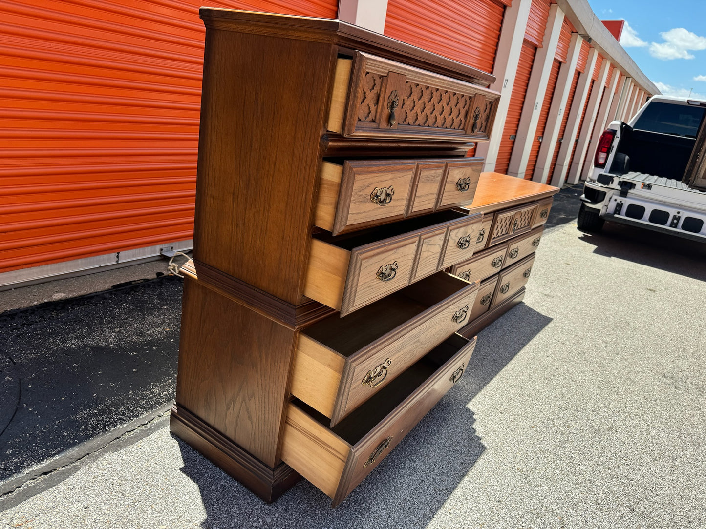 Dresser and Chest Set