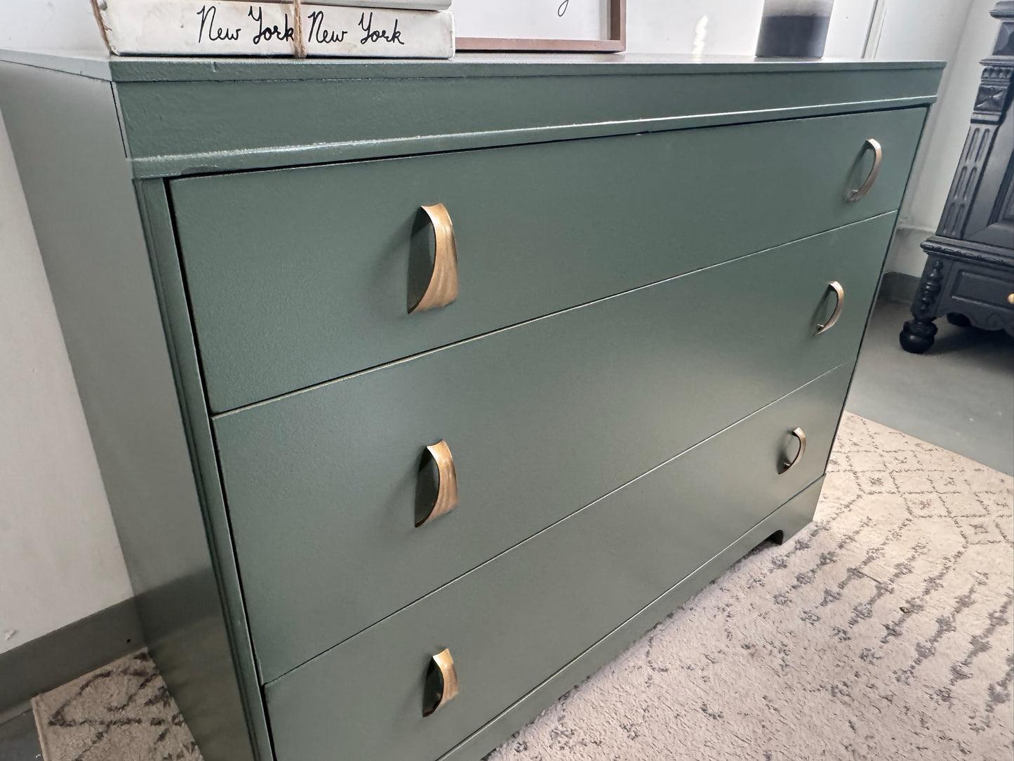 Sage Green Kroehler Dresser