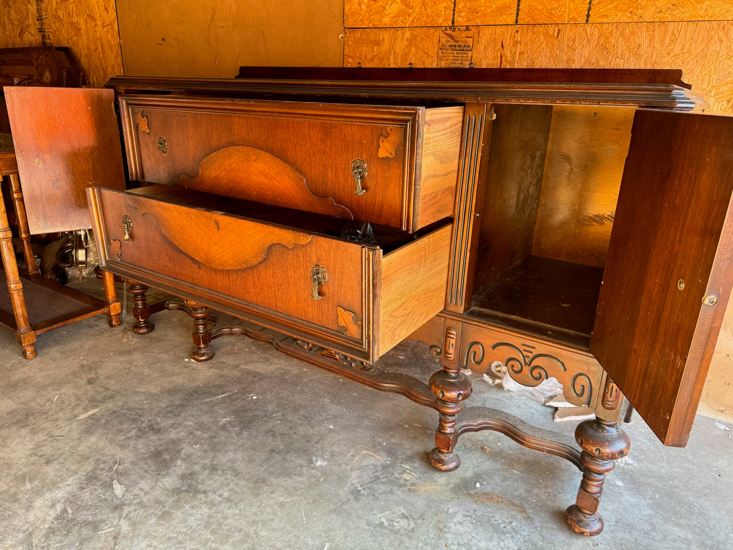 Jacobean Style Large Buffet