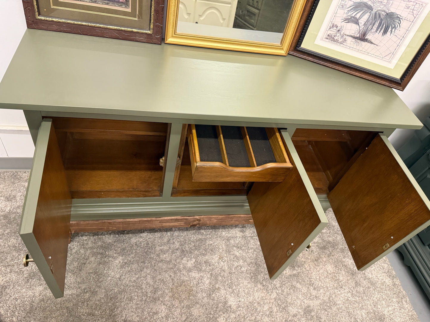 Sage Green Buffet/Sideboard