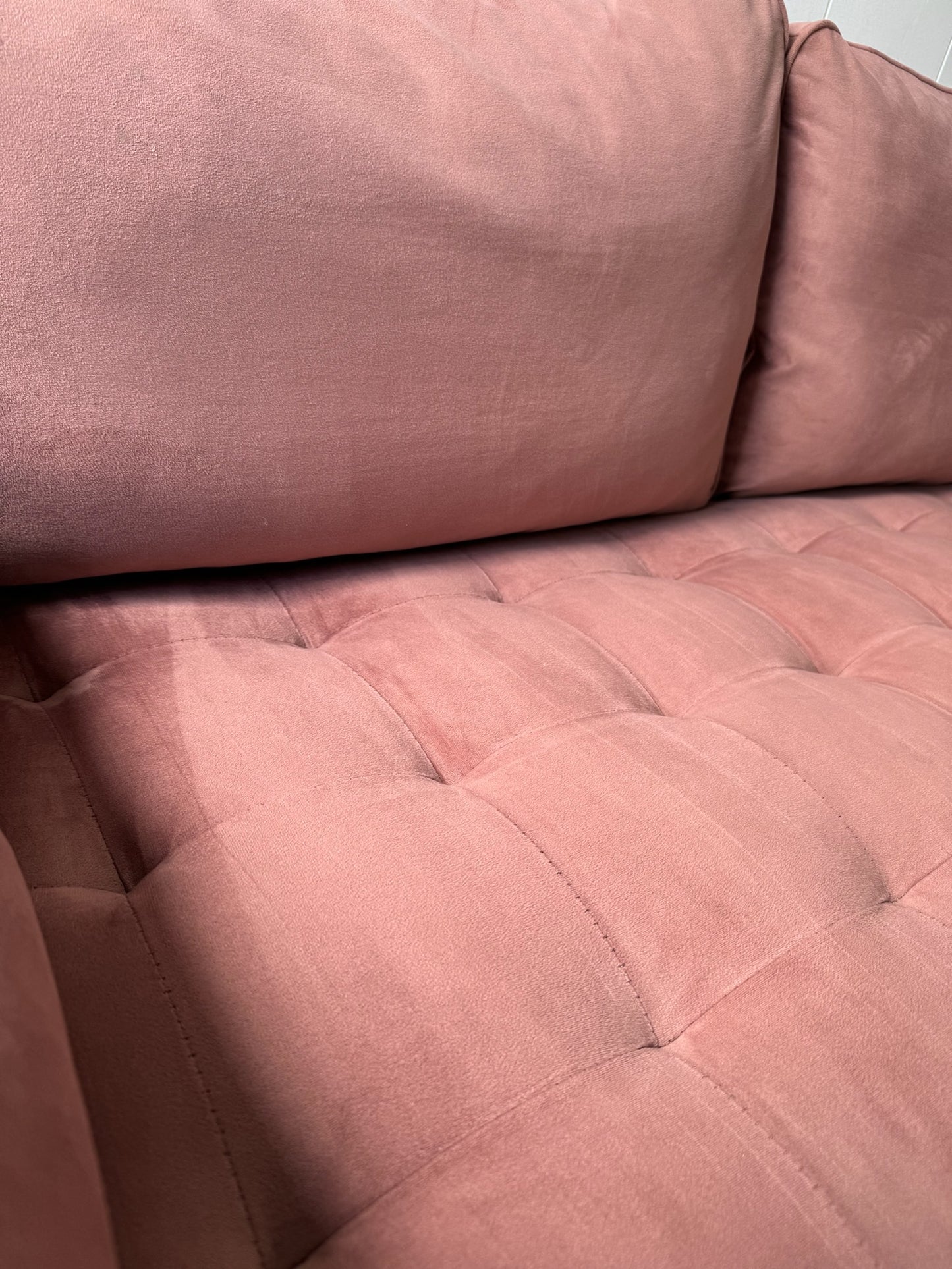 Pink Velvet Couch