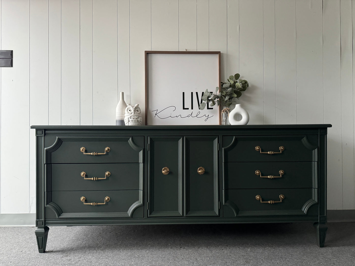 Deep Green Buffet/Sideboard