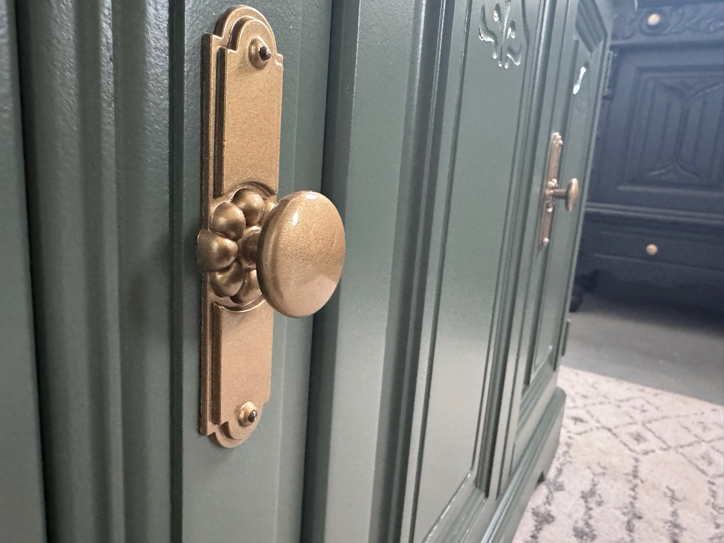 Sage Green Sideboard/ Buffet