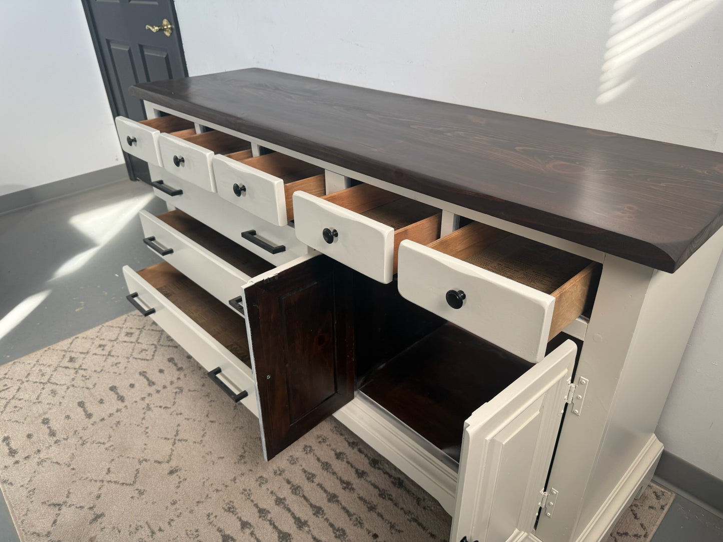 Modern White Dresser (Delivery Available)