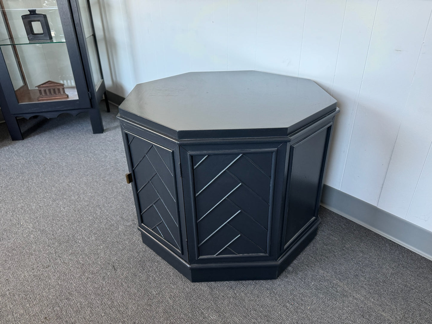 Octagon Black Side/ Coffee Table