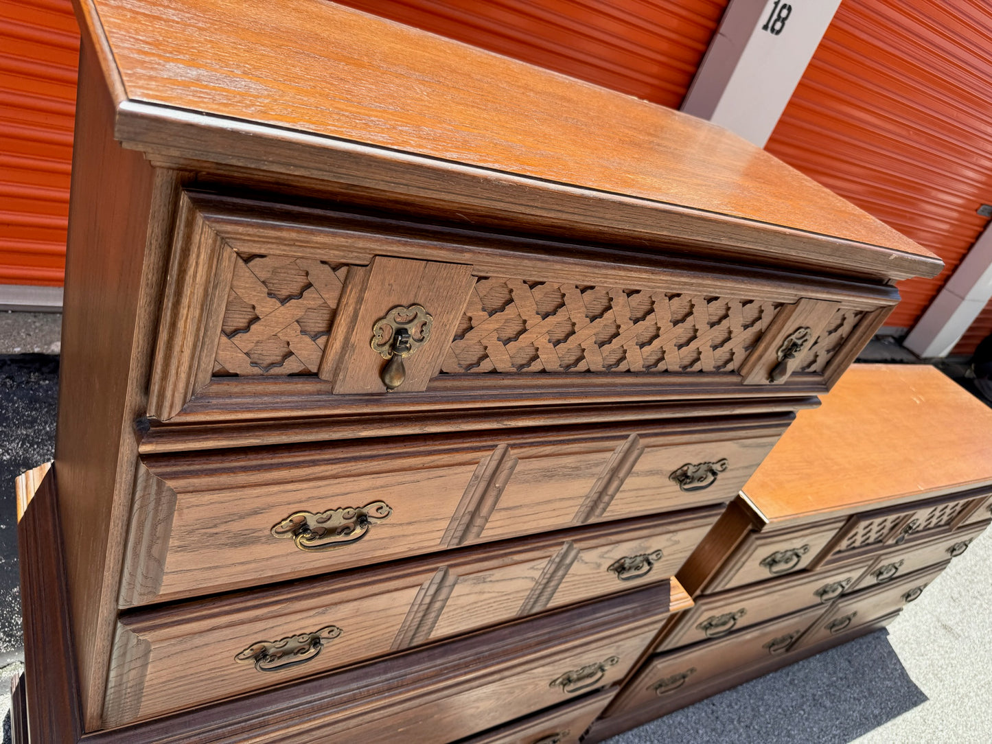 Dresser and Chest Set