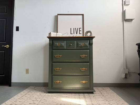Sage Green Chest of Drawers