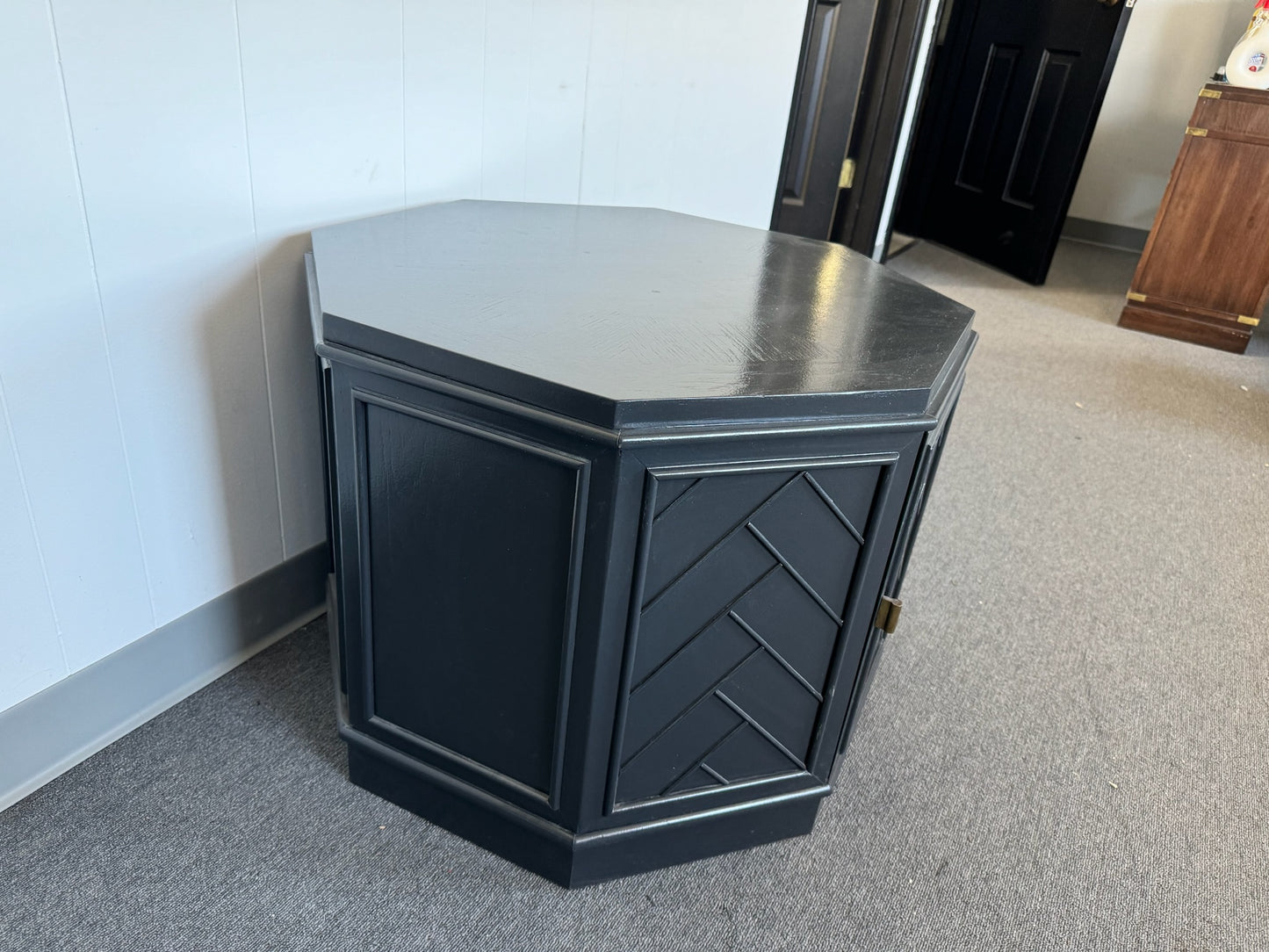 Octagon Black Side/ Coffee Table