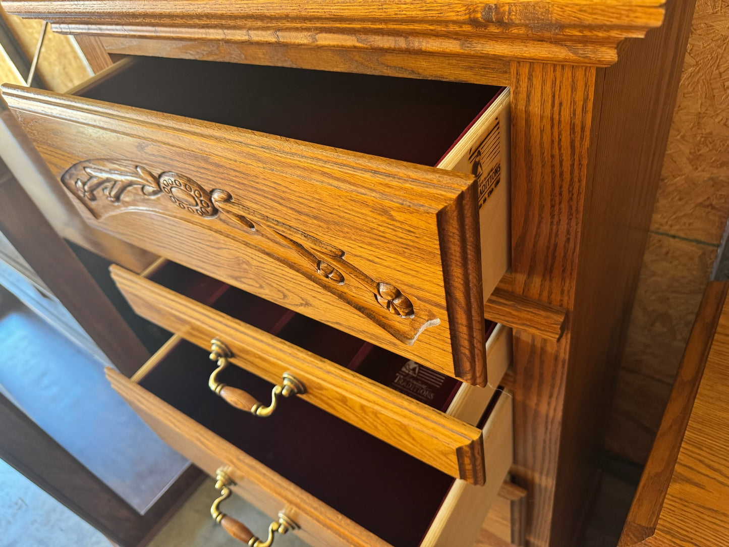 Dresser and Chest of Drawers Set