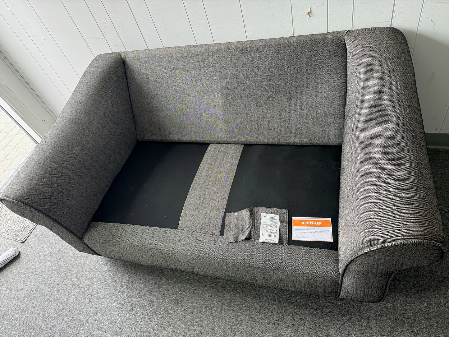 Grey Loveseat