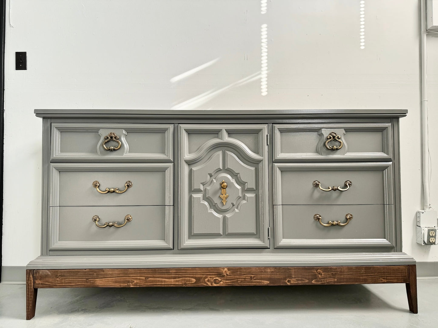 Large Grey Buffet/ Dresser