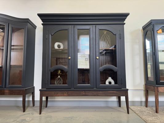 Modern Black Hutch