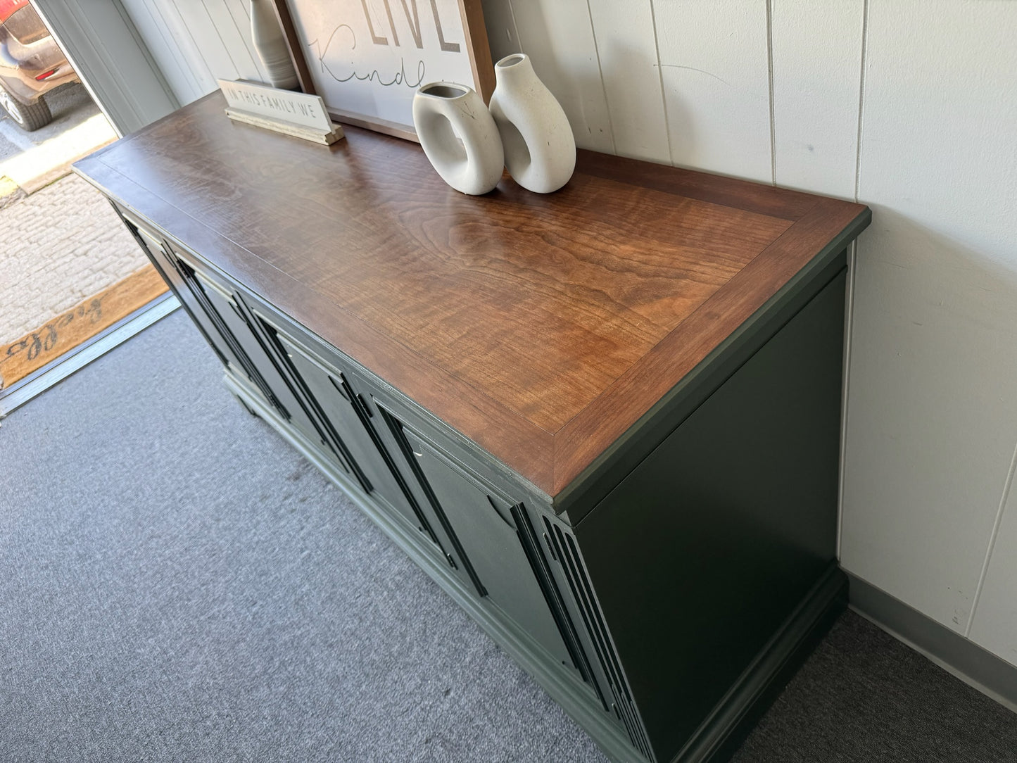 Hunter Green Buffet/ Sideboard