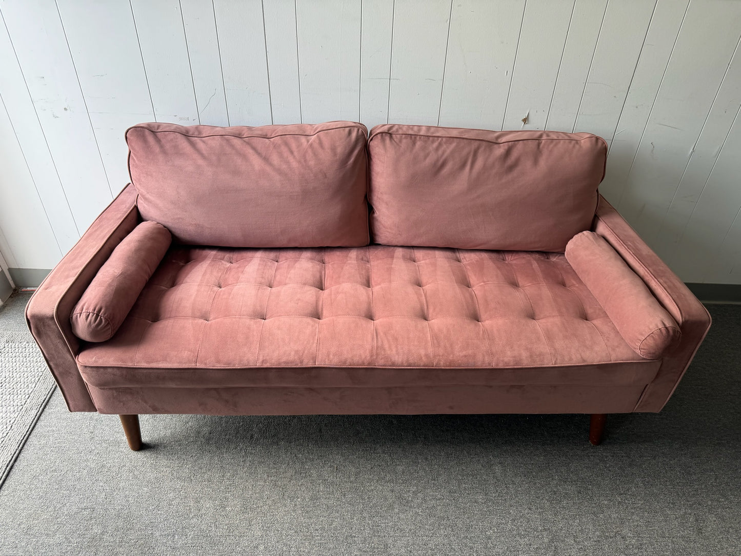 Pink Velvet Couch