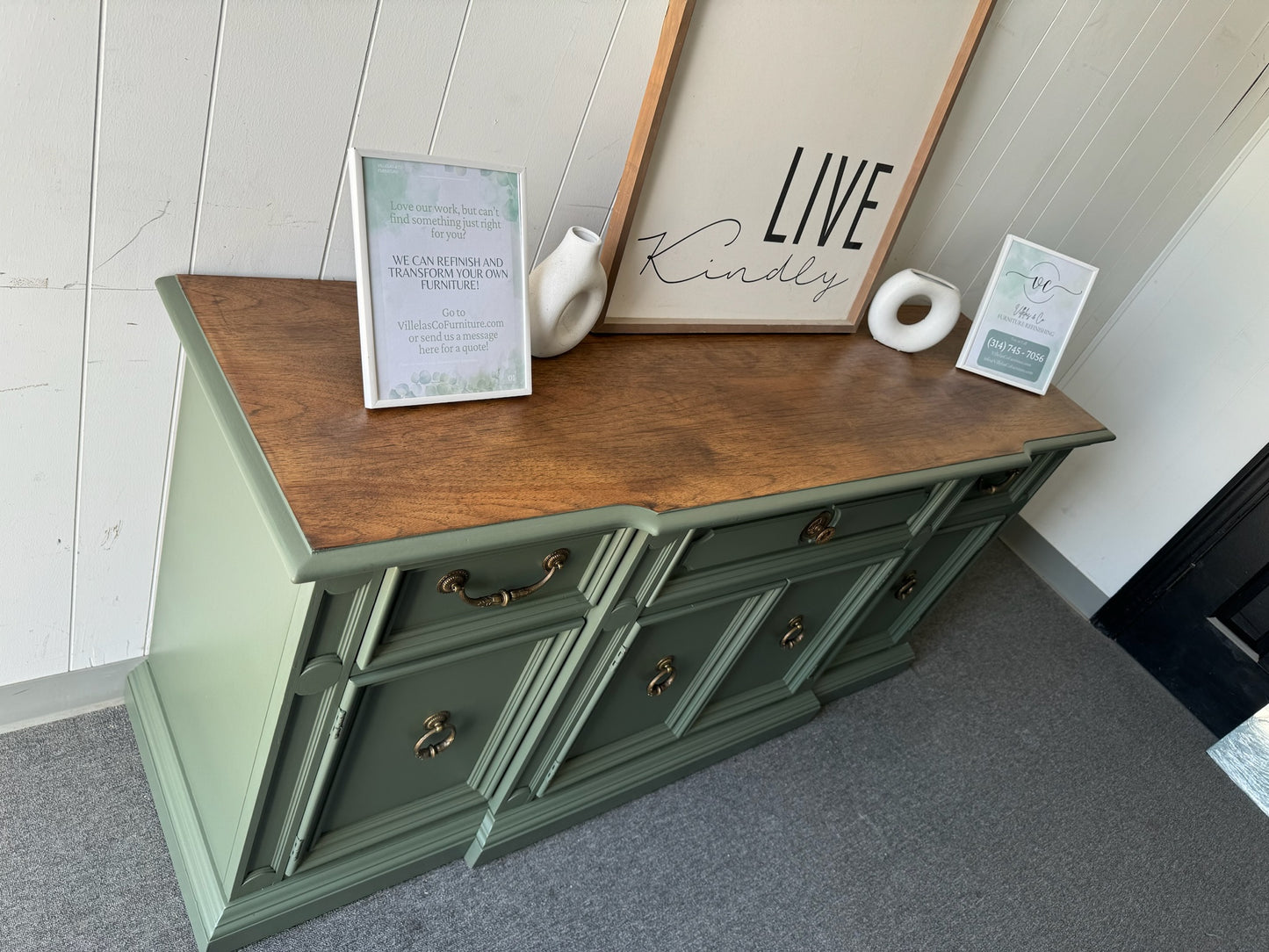 Thomasville Green Buffet/Sideboard