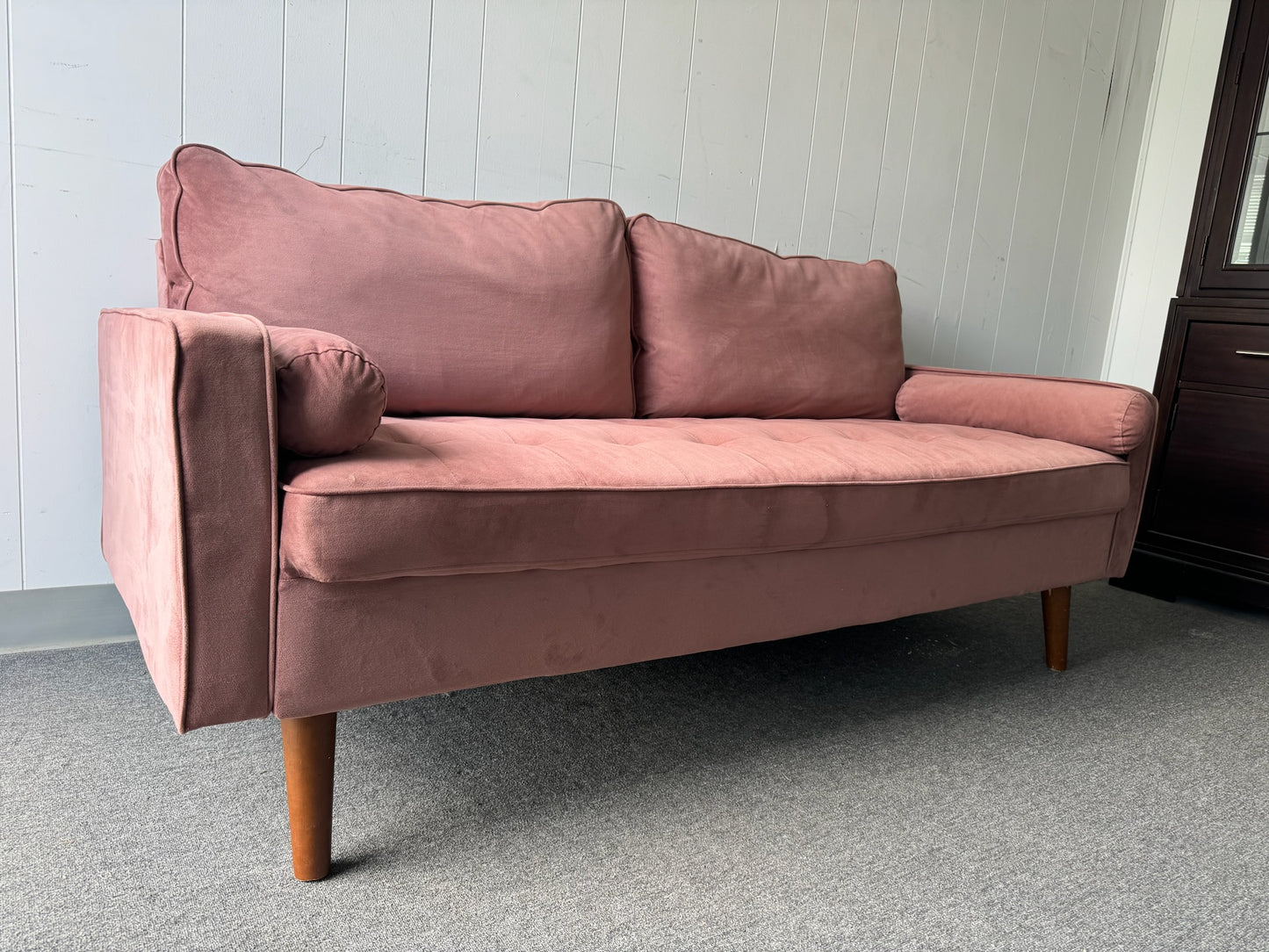 Pink Velvet Couch