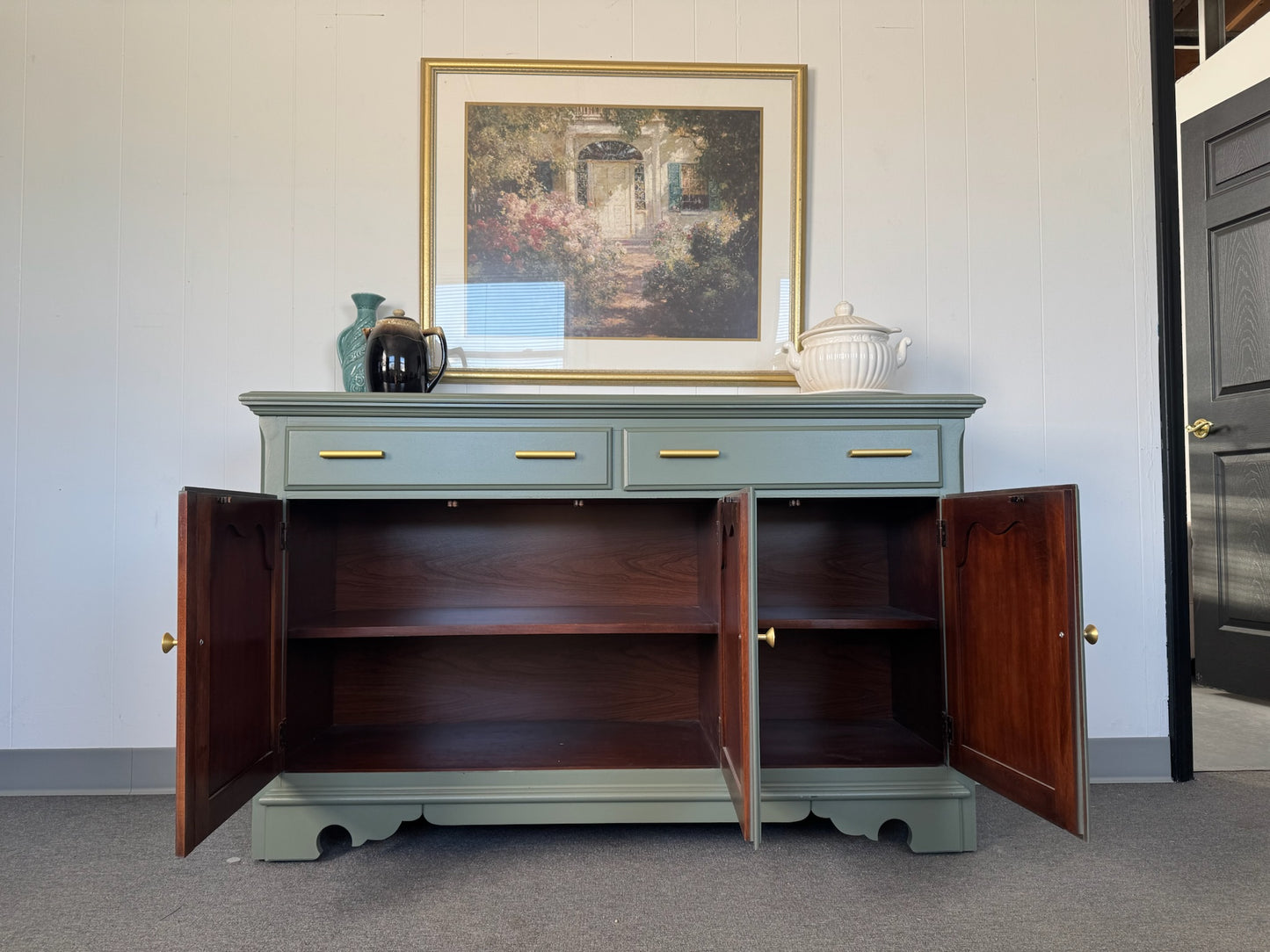 Thomasville Sage green Buffet/Sideboard