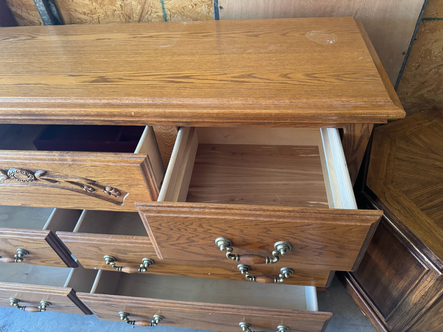 Dresser and Chest of Drawers Set