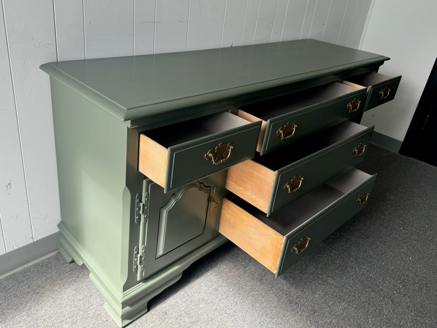 Sage Green Buffet/ Sideboard