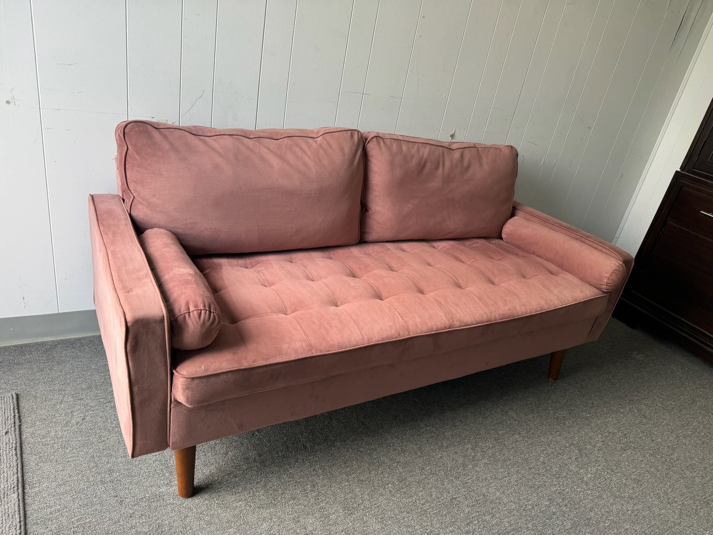 Pink Velvet Couch