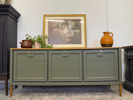 Sage Green MCM Large Dresser