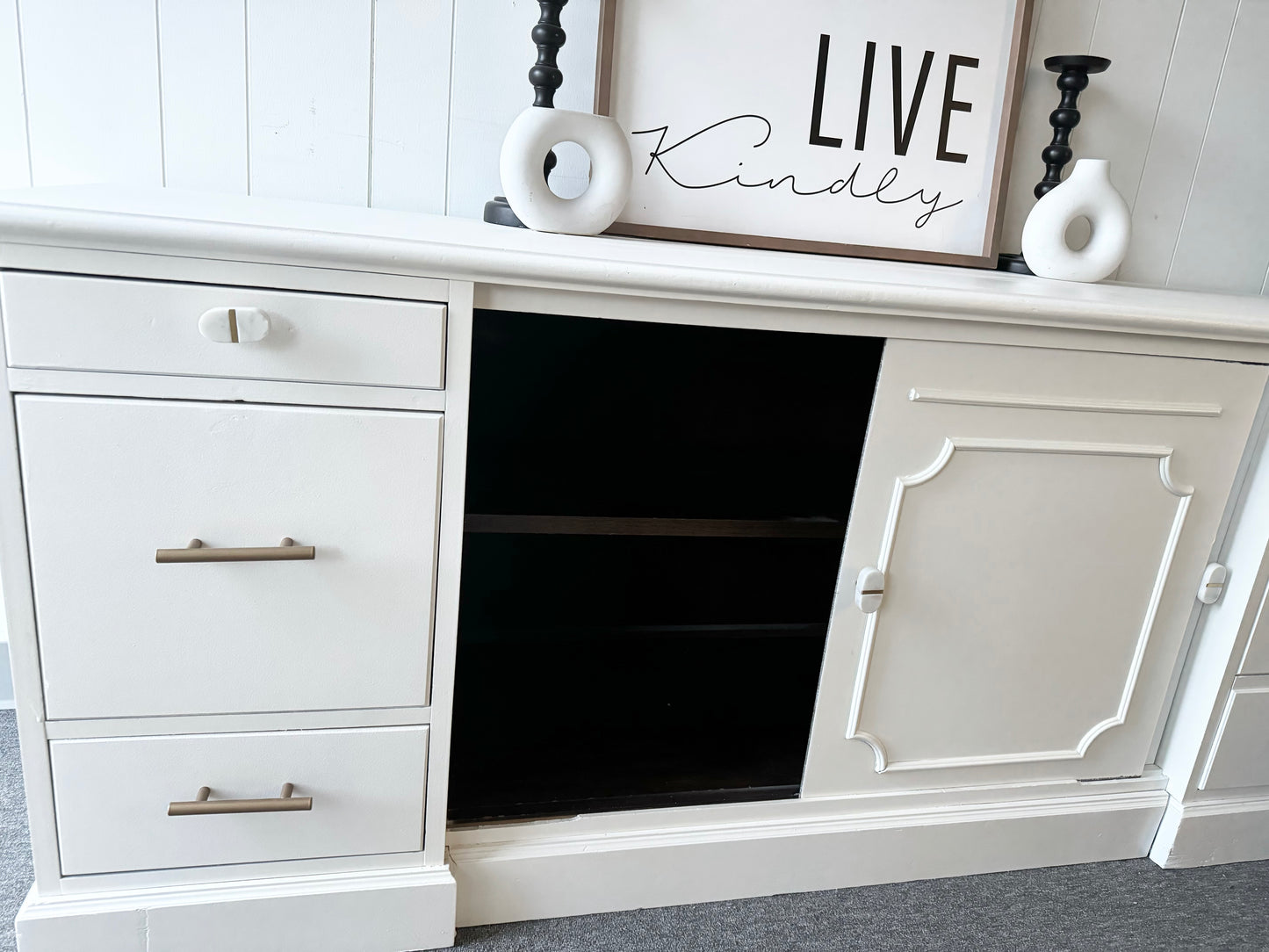 White Sideboard/ Buffet