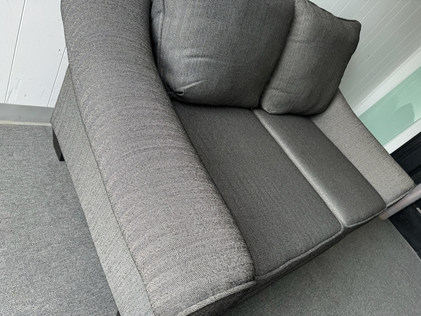 Grey Loveseat