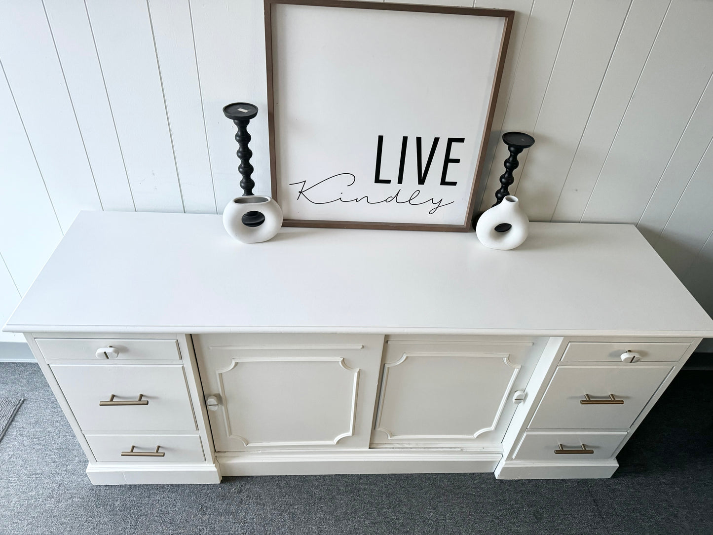 White Sideboard/ Buffet