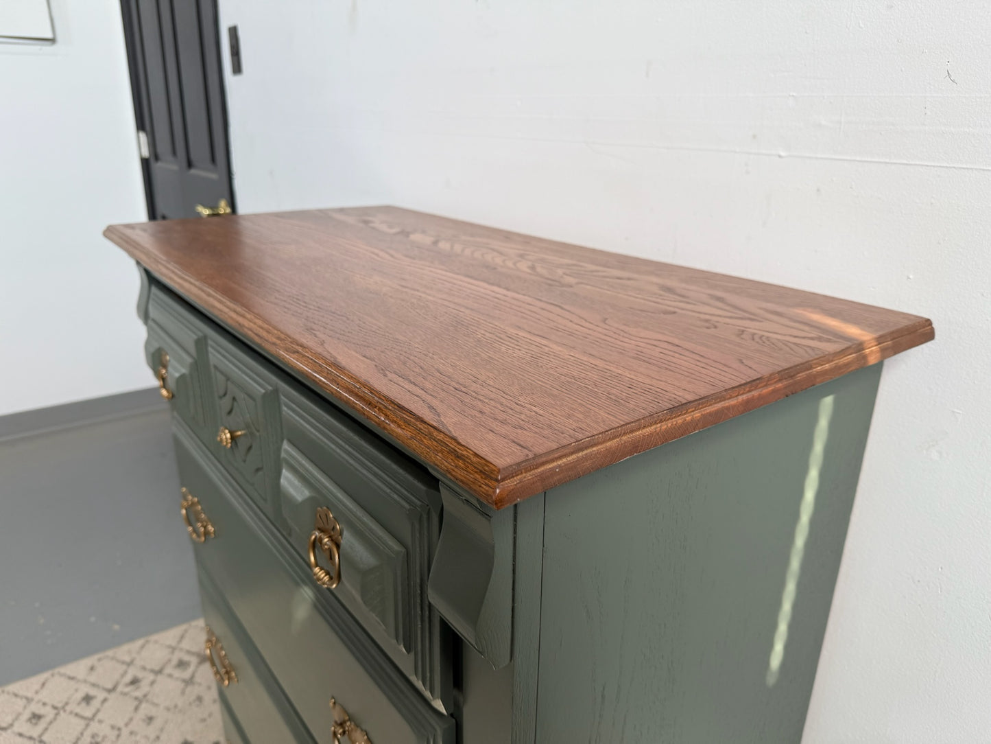 Sage Green Chest of Drawers
