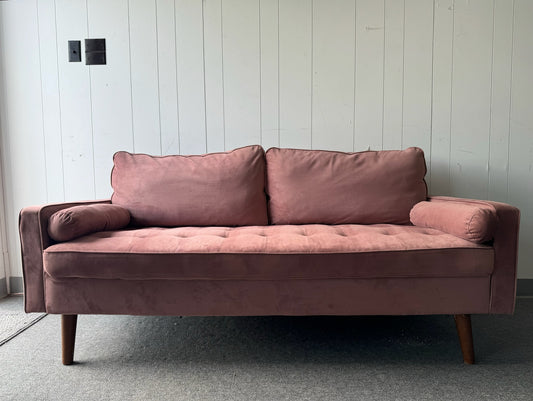 Pink Velvet Couch