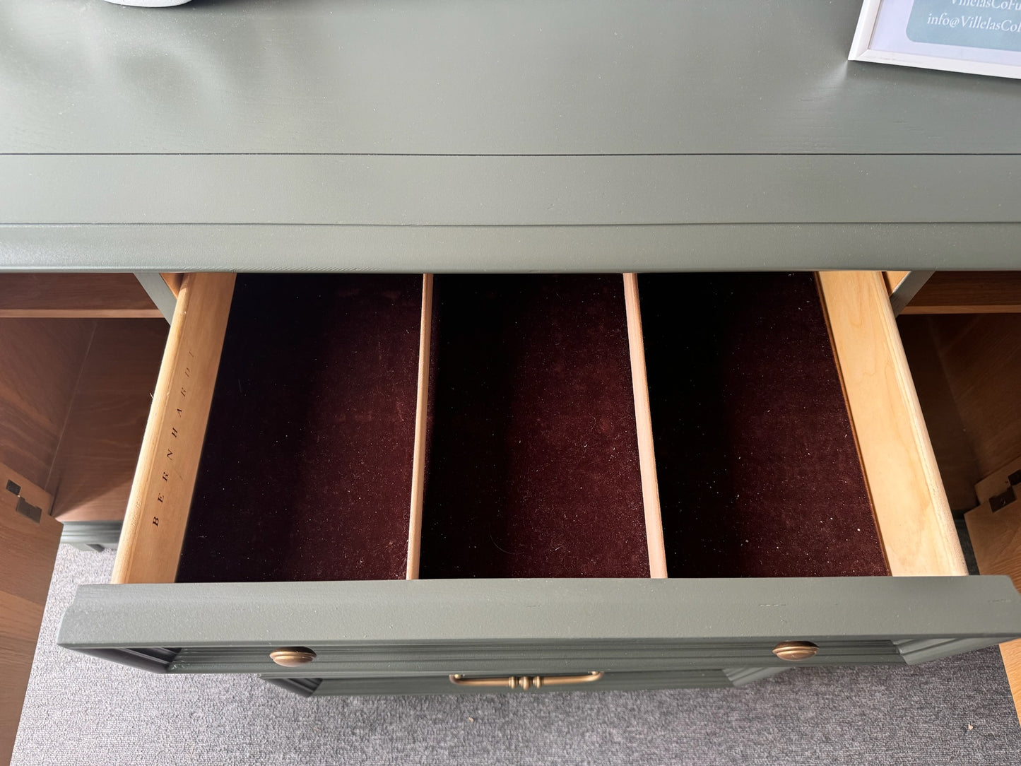 Deep Green Buffet/ Sideboard.