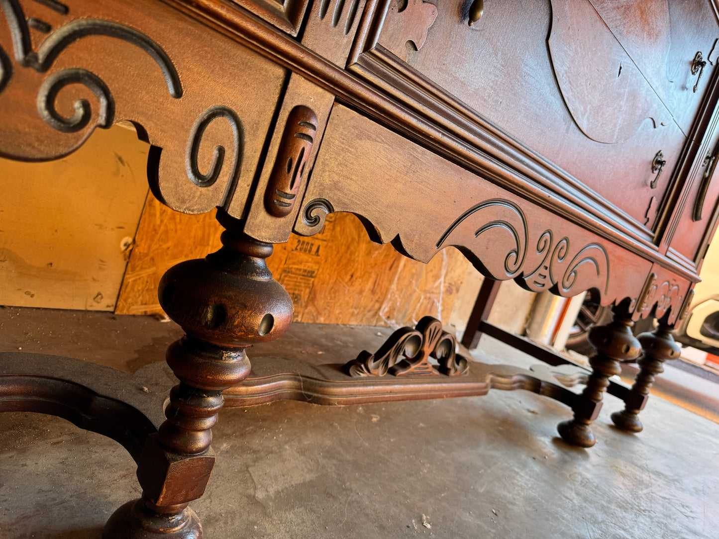 Jacobean Style Large Buffet