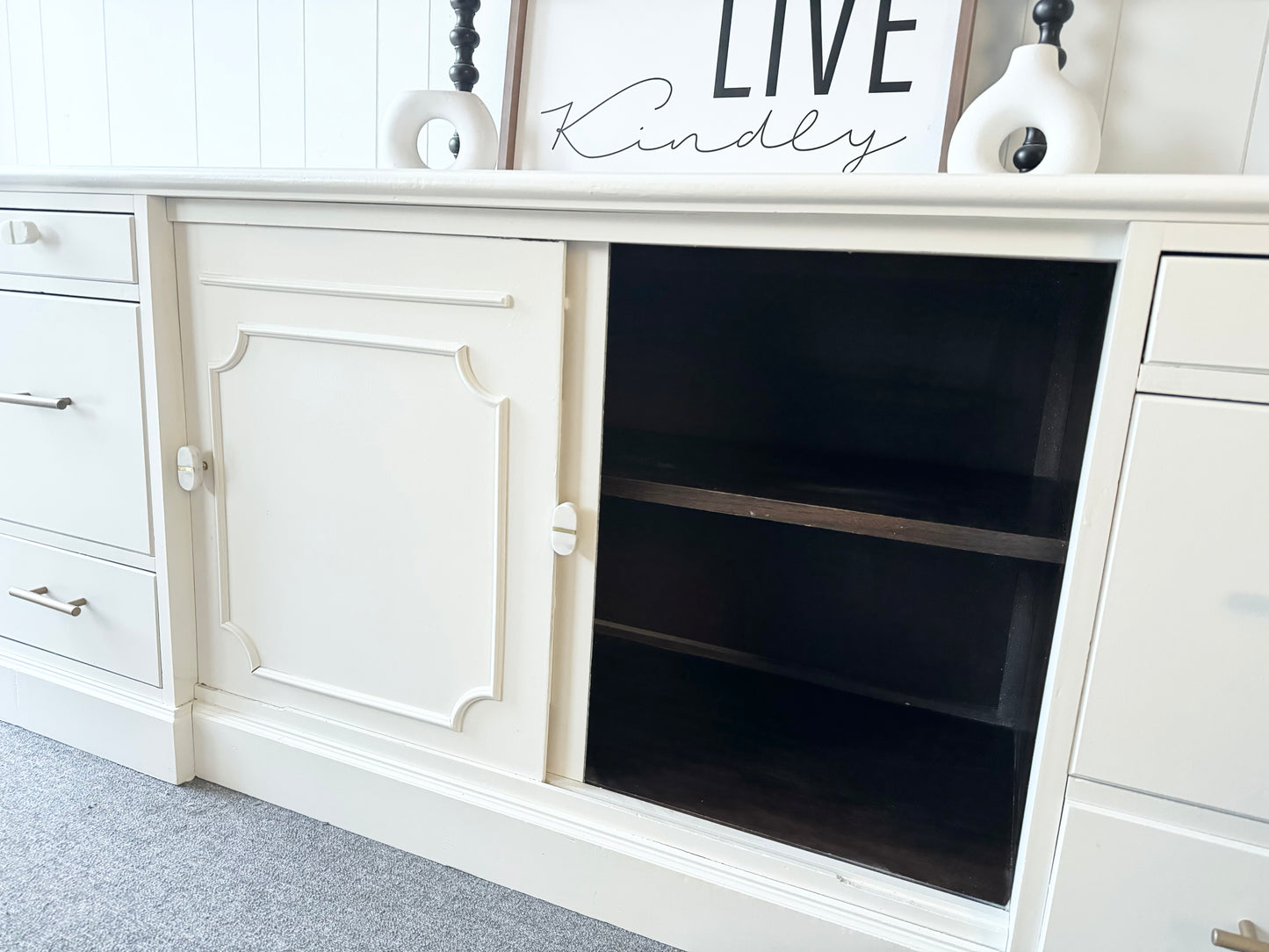 White Sideboard/ Buffet