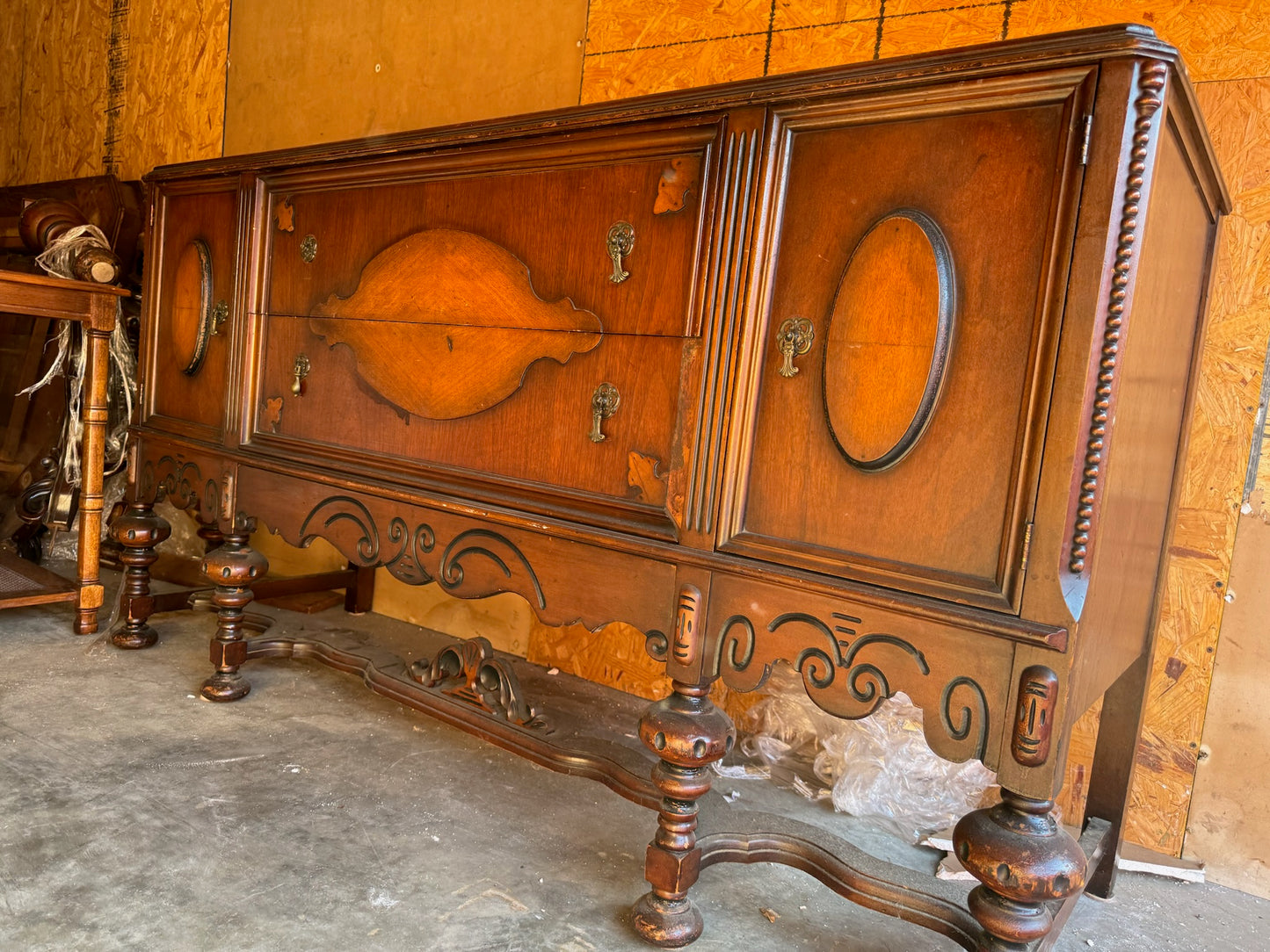 Jacobean Style Large Buffet