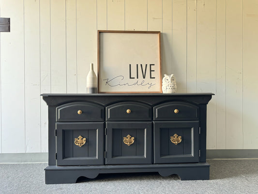 Small Black Buffet/Sideboard