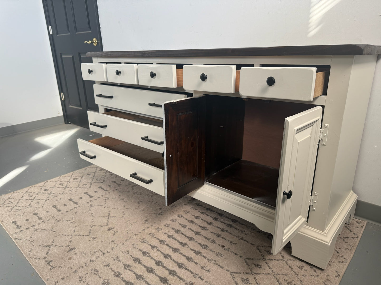 Modern White Dresser (Delivery Available)