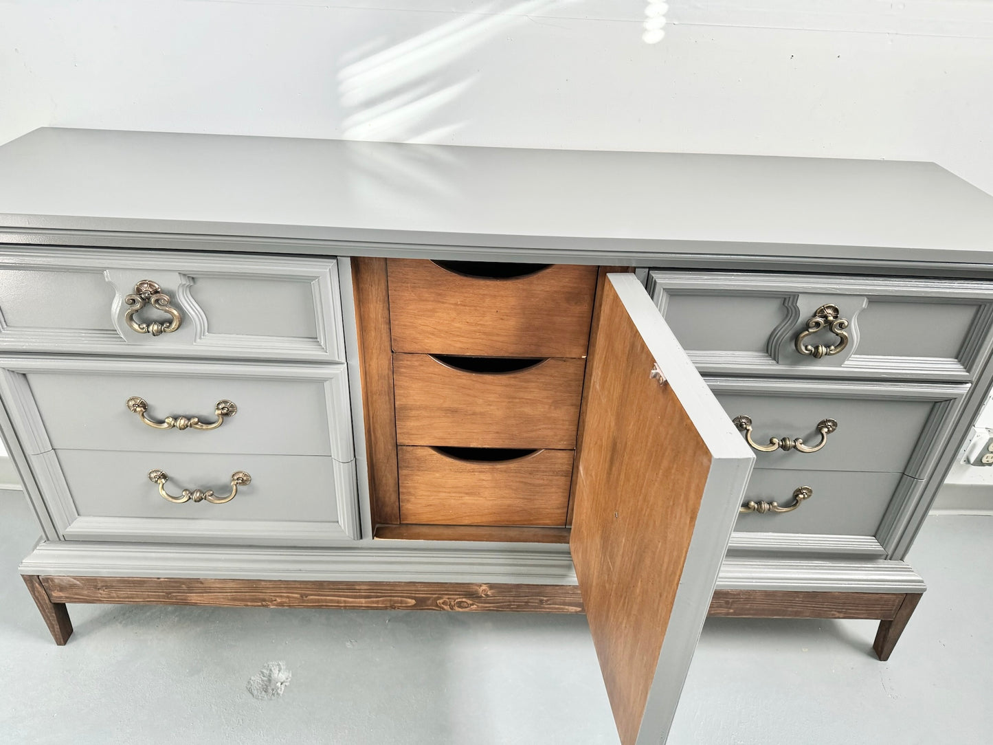 Large Grey Buffet/ Dresser