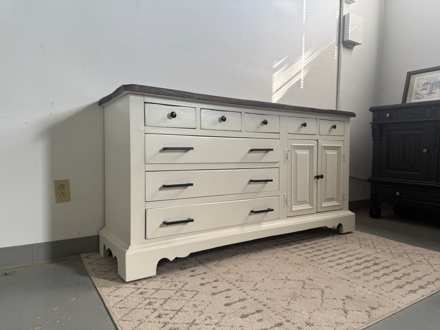 Modern White Dresser (Delivery Available)