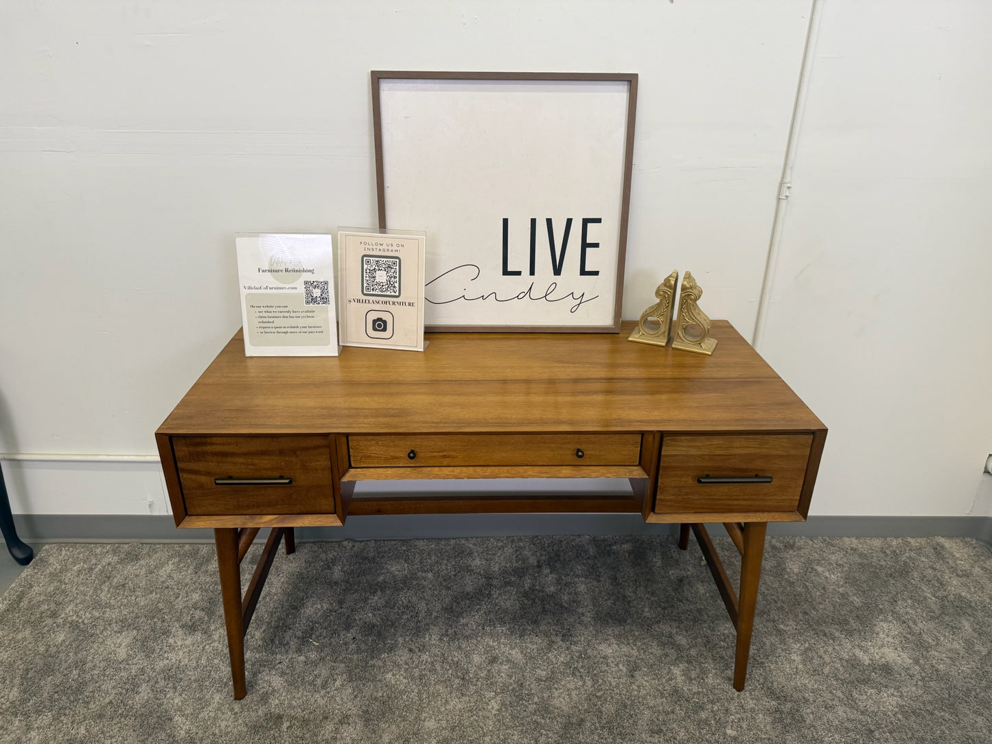 MCM Wood Desk